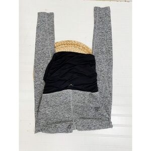 Beyond Yoga Beyond the bump Maternity Space Dye Full Leggings Gray XS